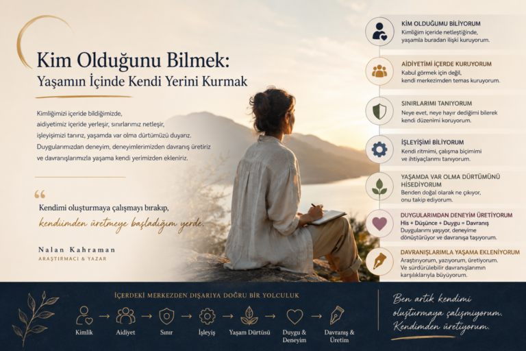 Kim Olduğunu Bilmek: Yaşamın İçinde Kendi Yerini Kurmak